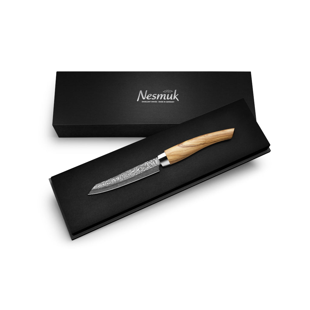 EXKLUSIV C100 Office knife 90 olive wood case