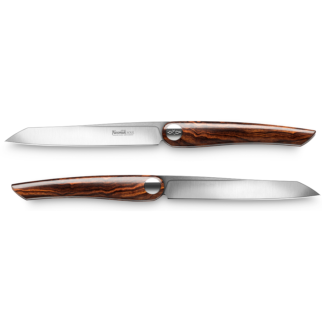 Nesmuk Soul Steak knife desert iron wood